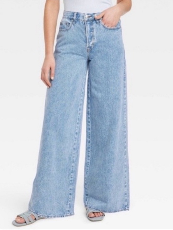 Universal Thread Denim - Universal Thread Mid-Rise Super Wide Leg